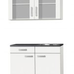 Keukenblok 100cm met glazen wandkasten RAI-9330