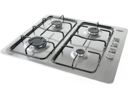 Keukenblok 180cm wit hoogglans incl gas-kookplaat, inbouwkoelkast, afzuigkap en combi magnetron RAI-2459 - Afbeelding 5