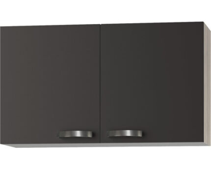 Kitchenette Faro Antraciet 150cm met E-kookplaat en spoelbak HRG-7329 - Afbeelding 3