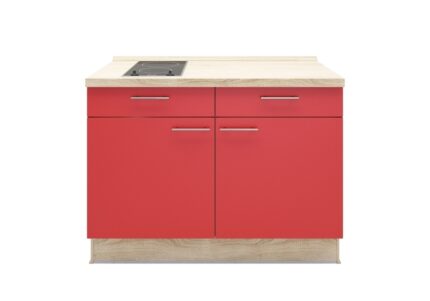 Keukenblok 120 cm x 60 cm incl. kookplaat + bergruimte zonder spoelbak RAI-399 - Afbeelding 4