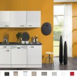 Keuken Lagos 160 cm wit hoogglans Incl. vaatwasser OPTI-129