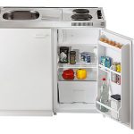 Keukenblok met aanrecht 100cm incl. kookplaat en koelkast RAI-8855