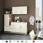 Kitchenette Toronto crème 180 cm Incl. Inbouwapparatuur HRG-6699