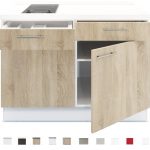 Keukenblok 120 cm x 60 cm incl. kookplaat + bergruimte zonder spoelbak RAI-399