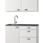 Keukenblok klassiek wit 100 cm Incl. inbouw apparatuur HRG-9299