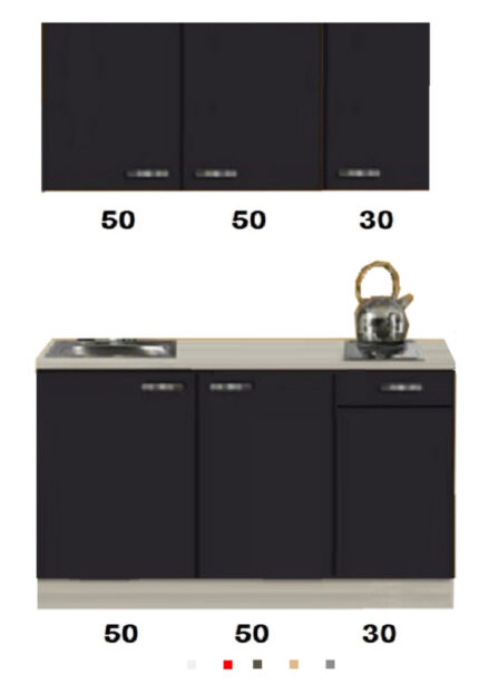 kitchenette 130 incl e-kookplaat RAI-3322 - Afbeelding 4