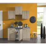 Kitchenette Naepel licht eiken 150cm Incl. Inbouwapparatuur HRG-0398