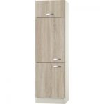 Hogekast Padua licht eiken ruw (BxHxD) 60,0x206,8x57,1 cm HRG-2209