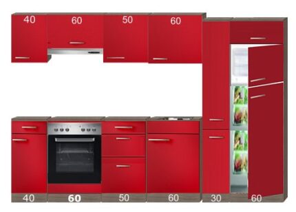Rechte keuken 270cm incl apparatuur RAI-320 - Afbeelding 3