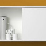 Wandkast met schuif rek Wit 150cm x 44cm RAI-4562