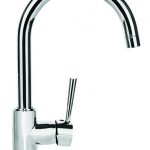 Eéngreepsmengkraan met hoge uitloop Incl. aansluitslangen RAI-669