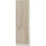 Hoge kast Padua licht eiken ruw (BxHxD) 60,0x206,8x57,1 cm HRG-8190