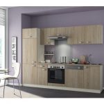 Keuken Padua 270cm licht eiken ruw gezaagd Incl. Inbouwapparatuur HRG-1349