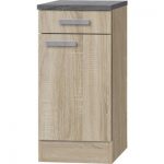 Kabinet Napels acacia-Decor (BxHxD) 40,0x84,8x60,0 cm HRG-980