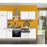 Rechte keuken wit mat 270 cm inclusief inbouwapparatuur RAI-164