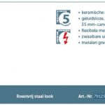 Lage druk keukenkraan CORNWALL ééngreepsmengkraan met hoge uitloop, RVS-look HRG-333
