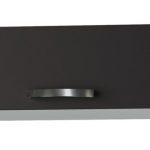 wandkast Faro Antraciet met een klep deur ((BxHxT) 100,0x35,2x34,6 cm OK135-9-20