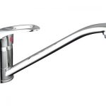 Lage druk keukenkraan chroom Bornholm Incl. aansluitslangen HRG-314