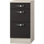 Onderkast Faro Antraciet (BxHxD) 40,0x84,8x60,0 cm OPTI-59