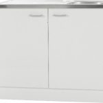 Keukenblok Klassiek 50 + RVS aanrecht 100cm x 50cm SPL100-6-OPTI-65