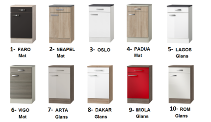 Keuken 210 cm met gekleurd wandrek Incl. afzuigkap en rvs spoelbak KT212E-9-601 - Afbeelding 3